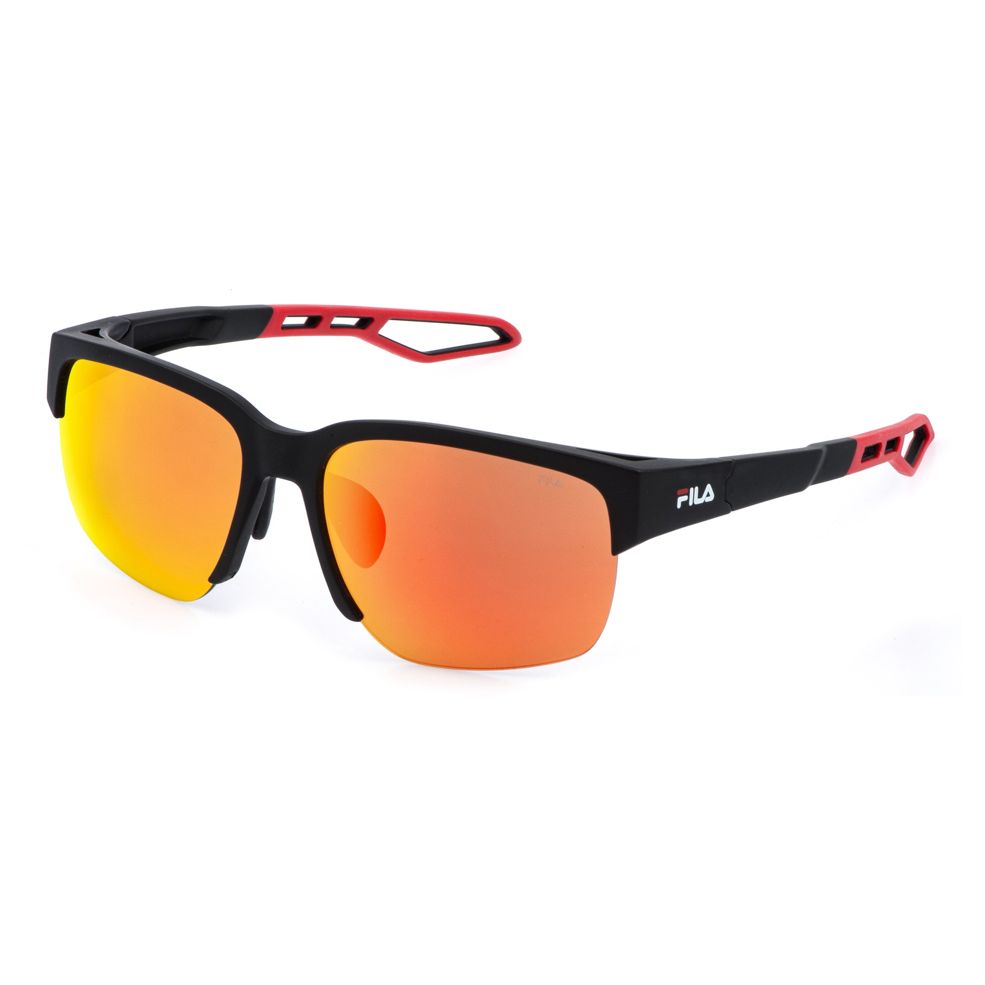 Fila Men's Sunglasses SFIA06-60U28R with 60/16/130 mm Lens, Bridge, and Temple Dimensions
