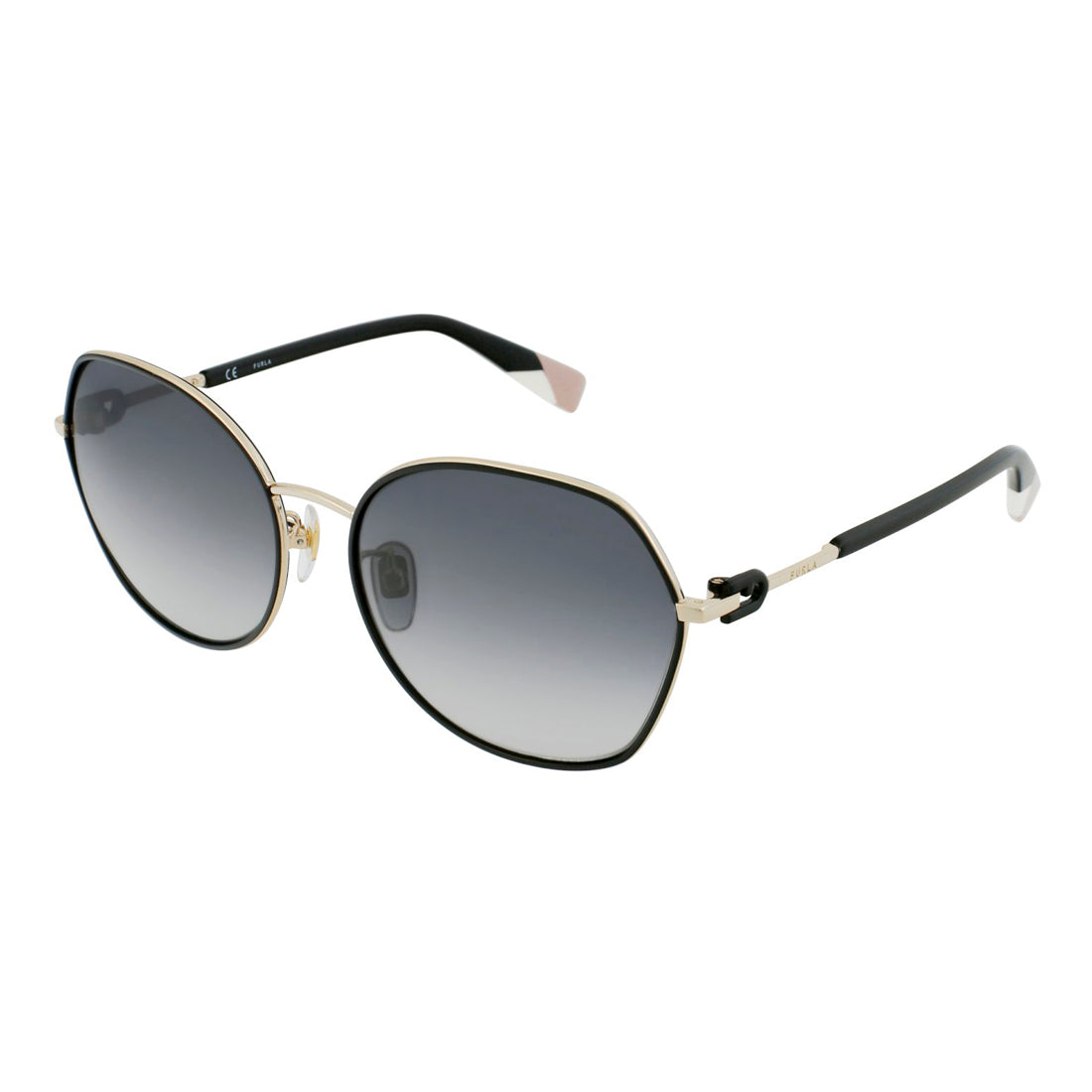 Furla Women’s Sunglasses SFU459-590301 with 59mm Lens, 17mm Bridge, 140mm Temple