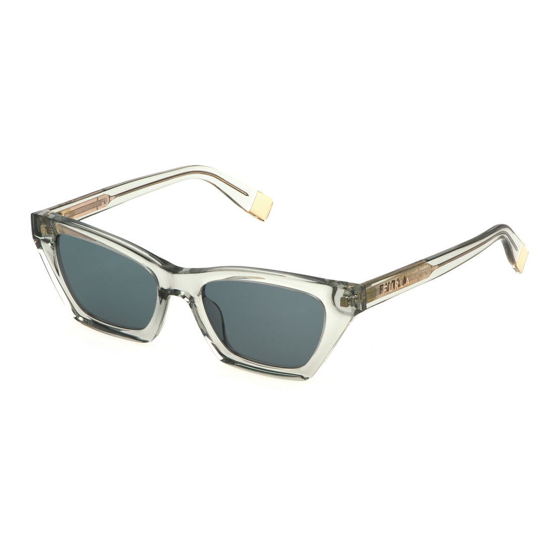 Furla SFU777V530840 Women's Sunglasses, Acetate Frame, Grey, Lens/Bridge/Temple: 53/18/140 mm