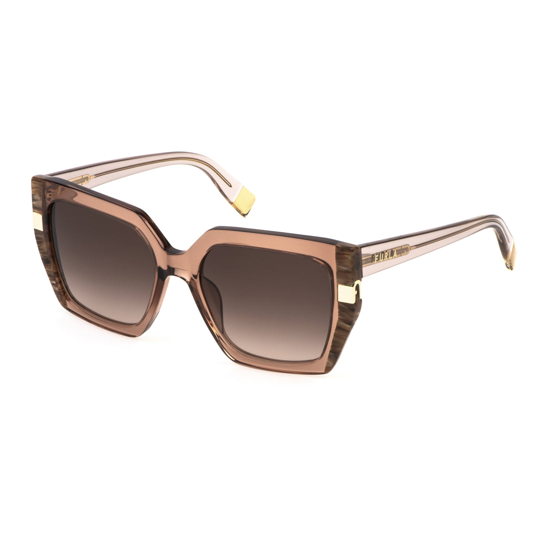 Furla Women’s Sunglasses SFU818-550805 with 55/18/140 mm Lens, Bridge, and Temple Measurements