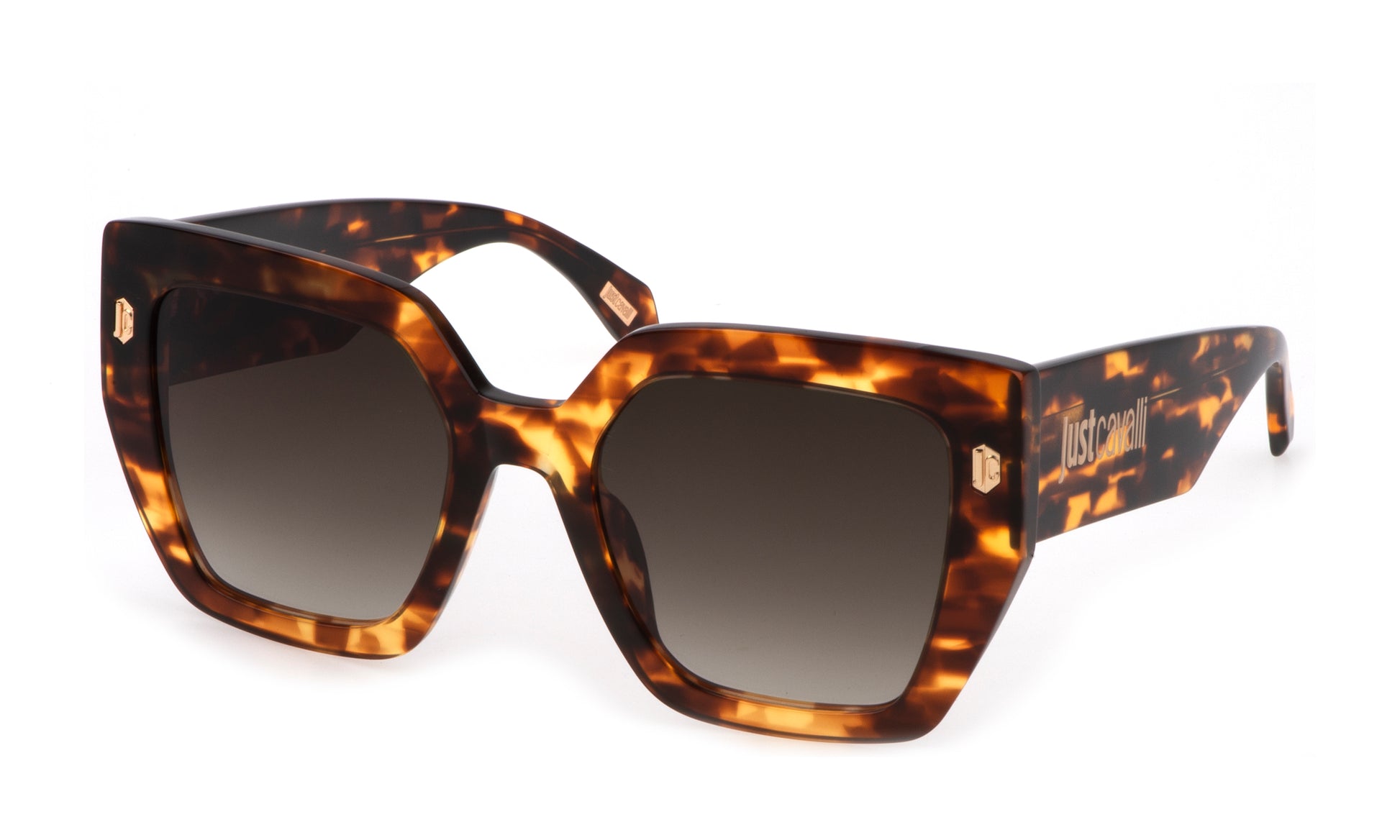 Just Cavalli Women's Sunglasses SJC021-530743 Brown Acetate Frame 53/15/140 mm
