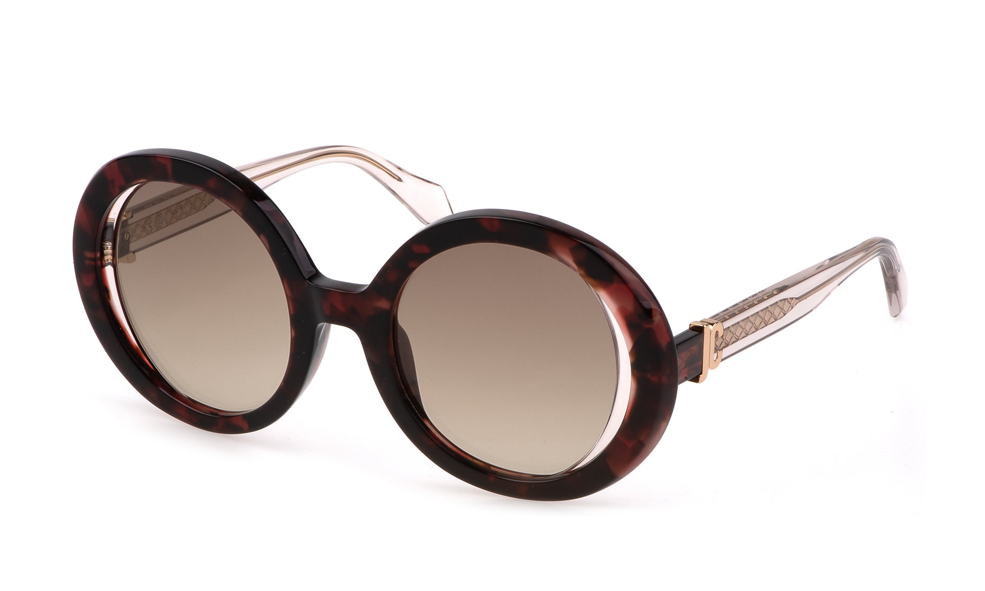 Just Cavalli Women's Sunglasses SJC028-5109JC – Brown Acetate Frame, Lens/Bridge/Temple Measurements 51/15/140 mm