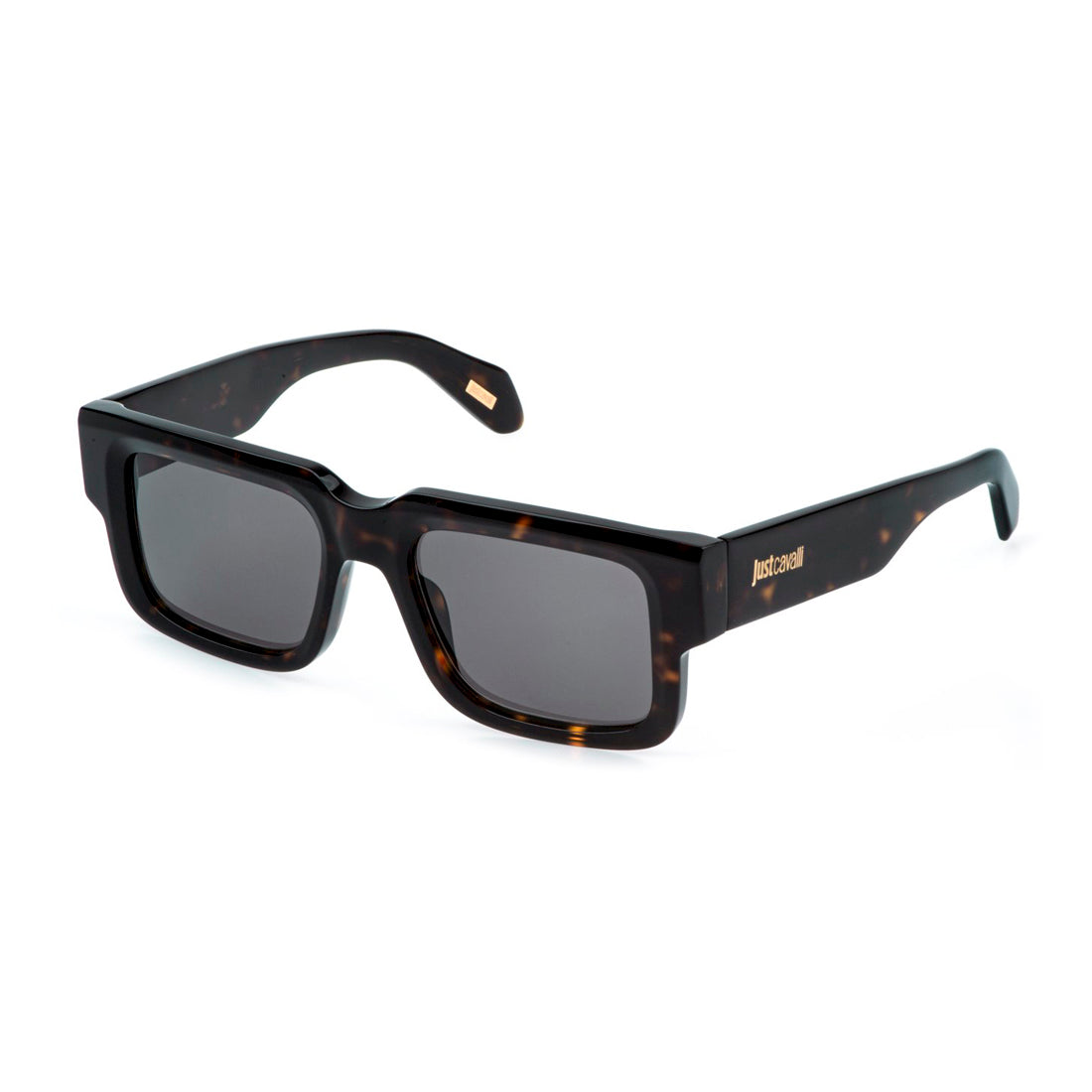 Just Cavalli Men's Sunglasses SJC141-530722 with Multicolored Acetate Frame, Grey Lenses, Size 53/19/145 mm