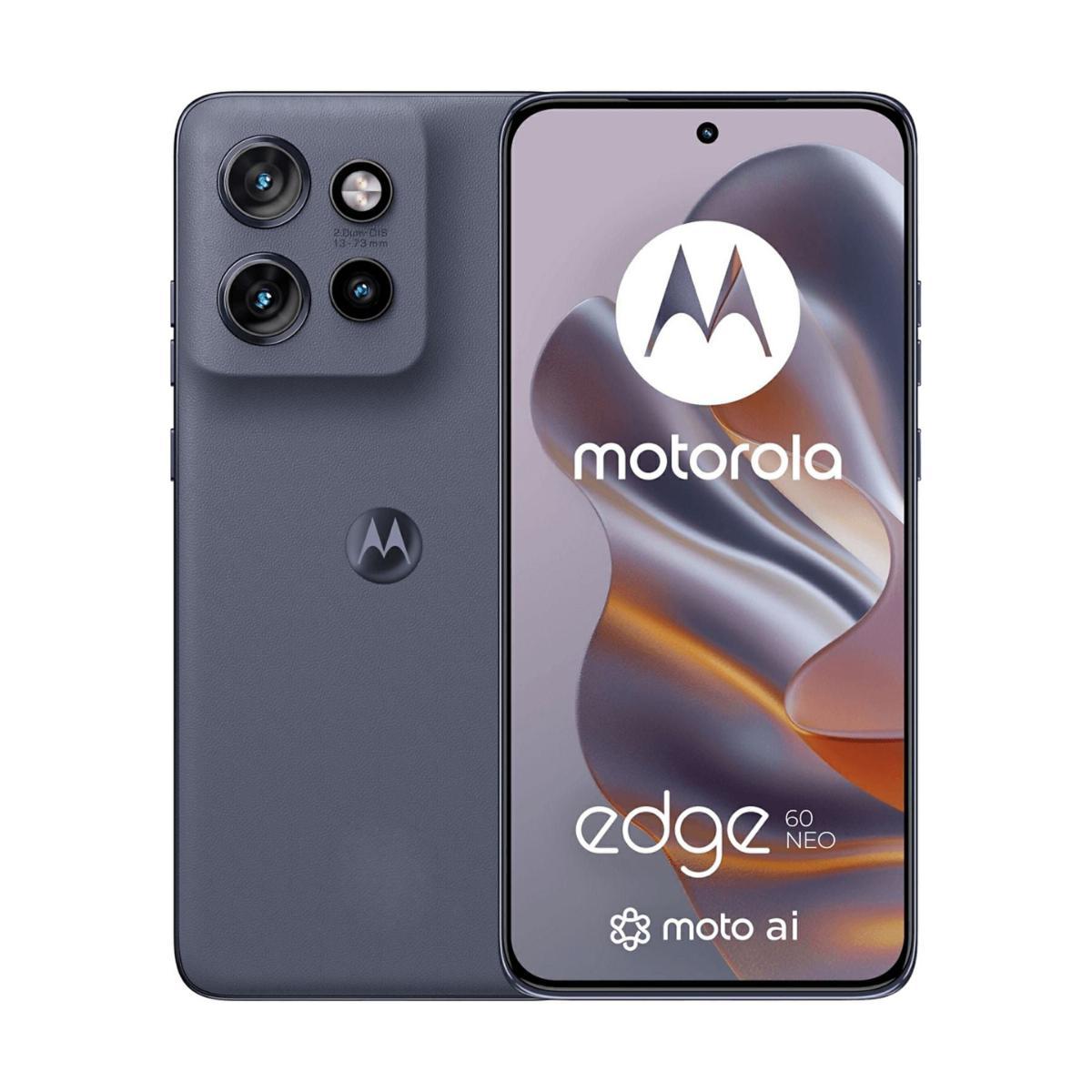 Motorola Edge 60 Neo 12GB RAM 256GB Storage 6.36-inch 5G Smartphone, Pant Grisaille, Italian Version