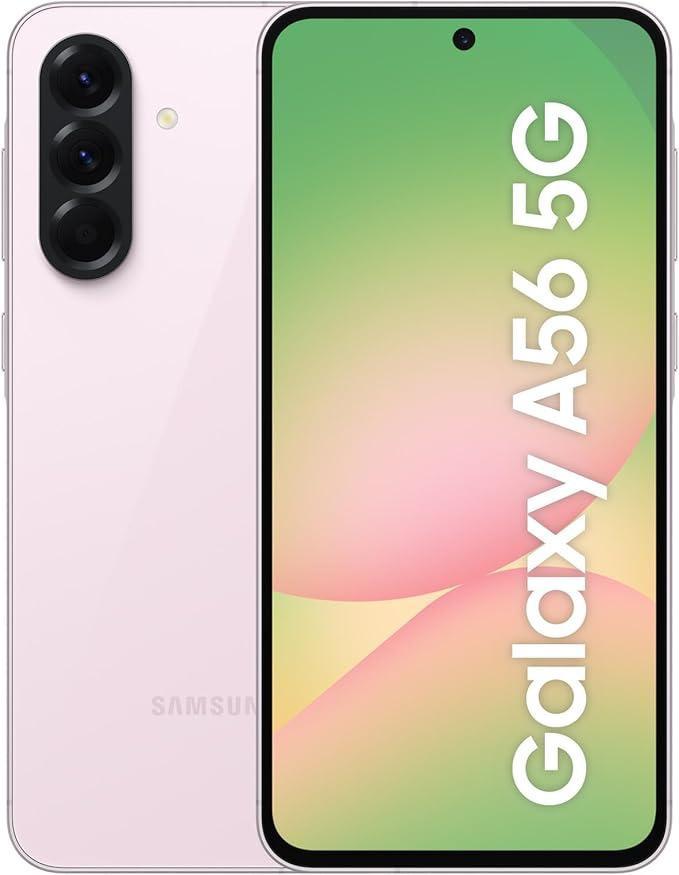 Samsung SM-A566 Galaxy A56 8GB RAM 128GB Storage, 6.7" 5G, Awesome Pink, Dual SIM, Italian Version