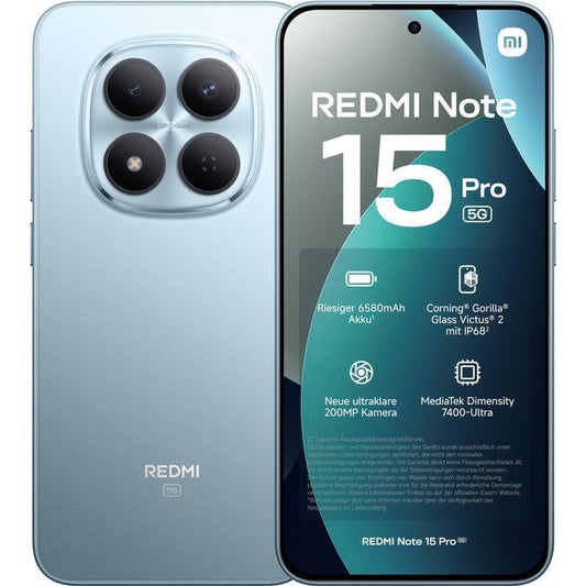 Xiaomi Redmi Note 15 Pro 8+256GB 6.83" 5G Παγωμένος Μπλε ΕΕ
