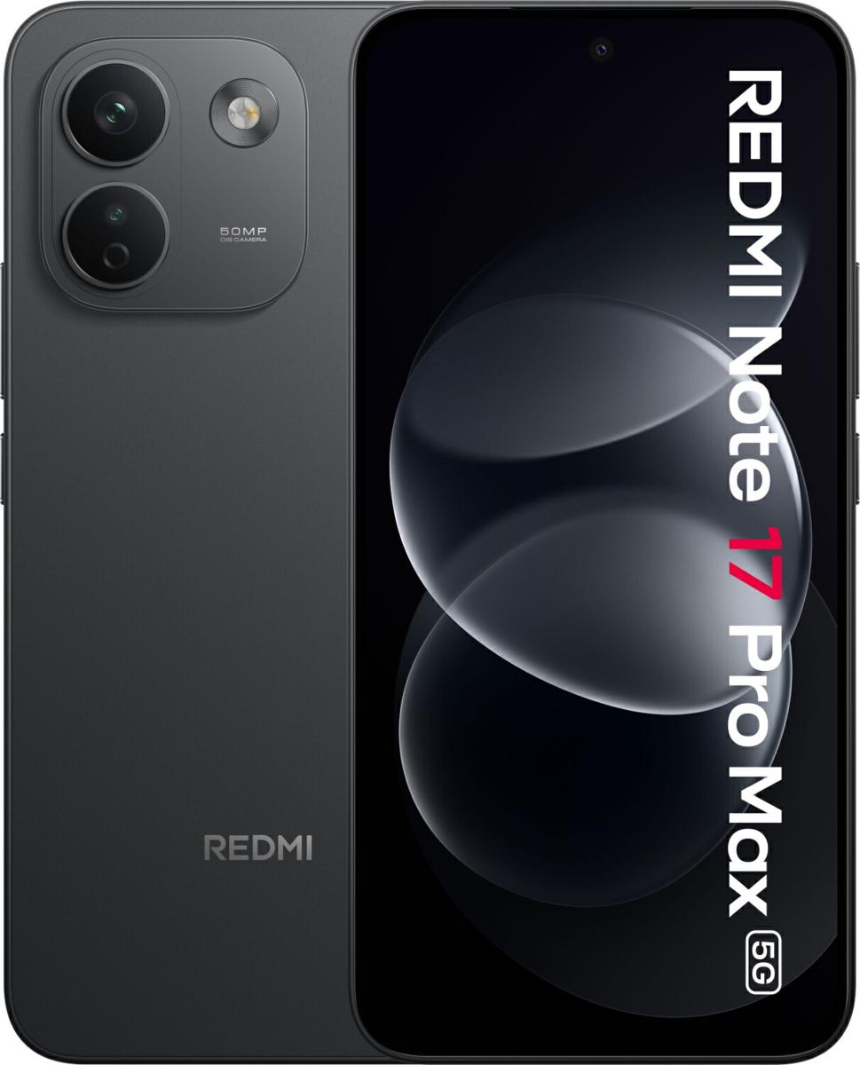 Xiaomi Redmi Note 17 Pro Max 8+512GB 6.83" 5G Black DS ITA