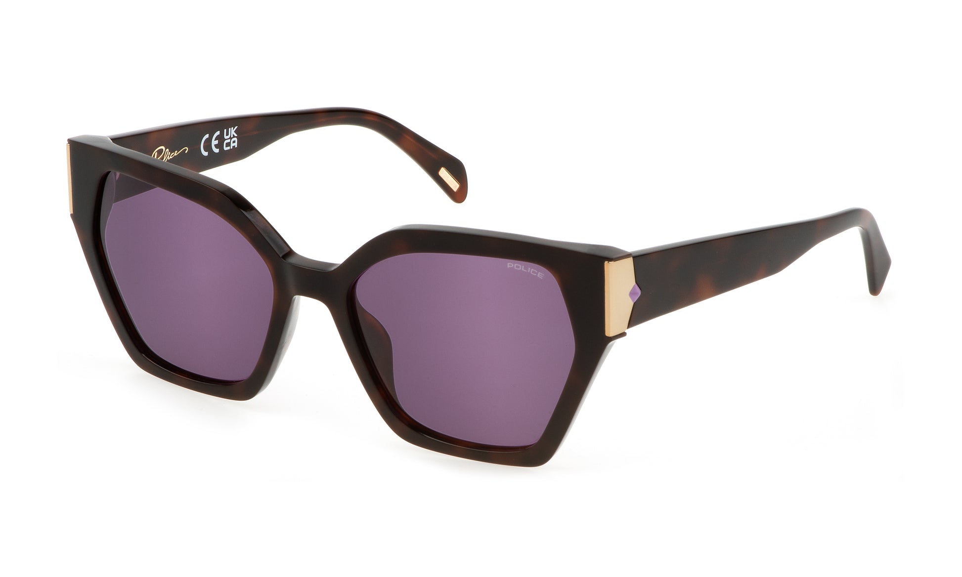 Police Women's Sunglasses SPLL34-550752 with Lens/Bridge/Temple Dimensions 55/18/140 mm