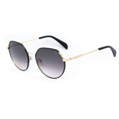 Tous Women's Sunglasses Model STO454-550301 with Metal Frame, Lens Size 55 mm, Bridge 19 mm, Temple Length 135 mm, Pink Color with Grey Lenses
