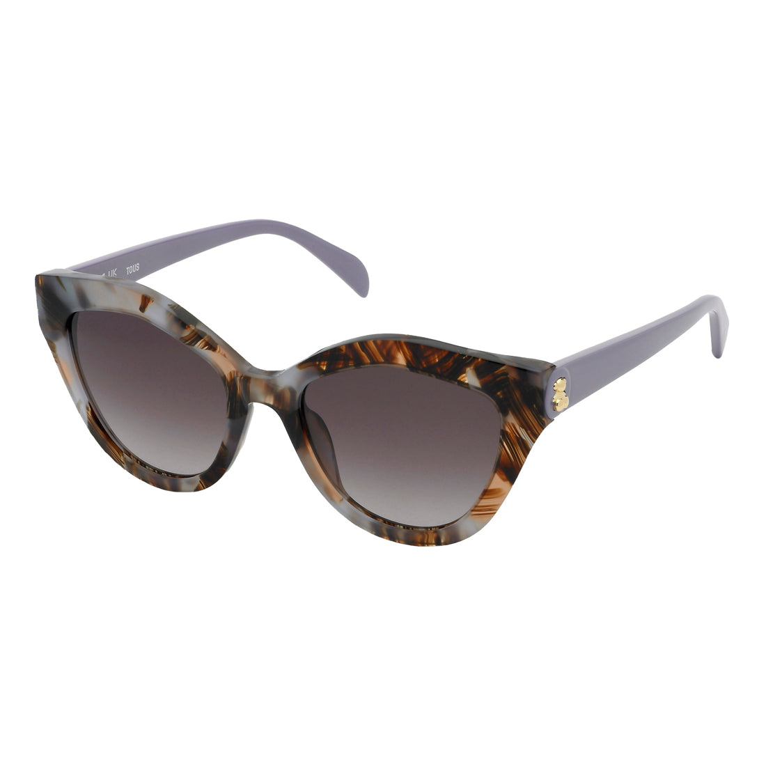Tous Women Sunglasses STOC18-530AM5 with Lens/Bridge/Temple Measurements 53/19/140 mm, Brown Acetate Frame