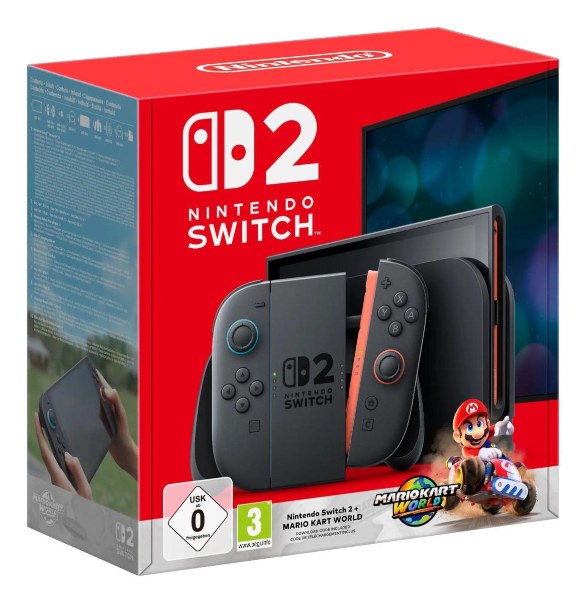 Nintendo Switch 2 Console Black + Mario Kart World