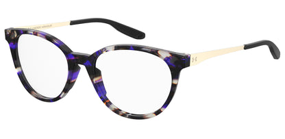 Under Armour Women's Glasses UA5028HKZF417 with 54/17/140 mm Lens, Bridge, and Temple Dimensions