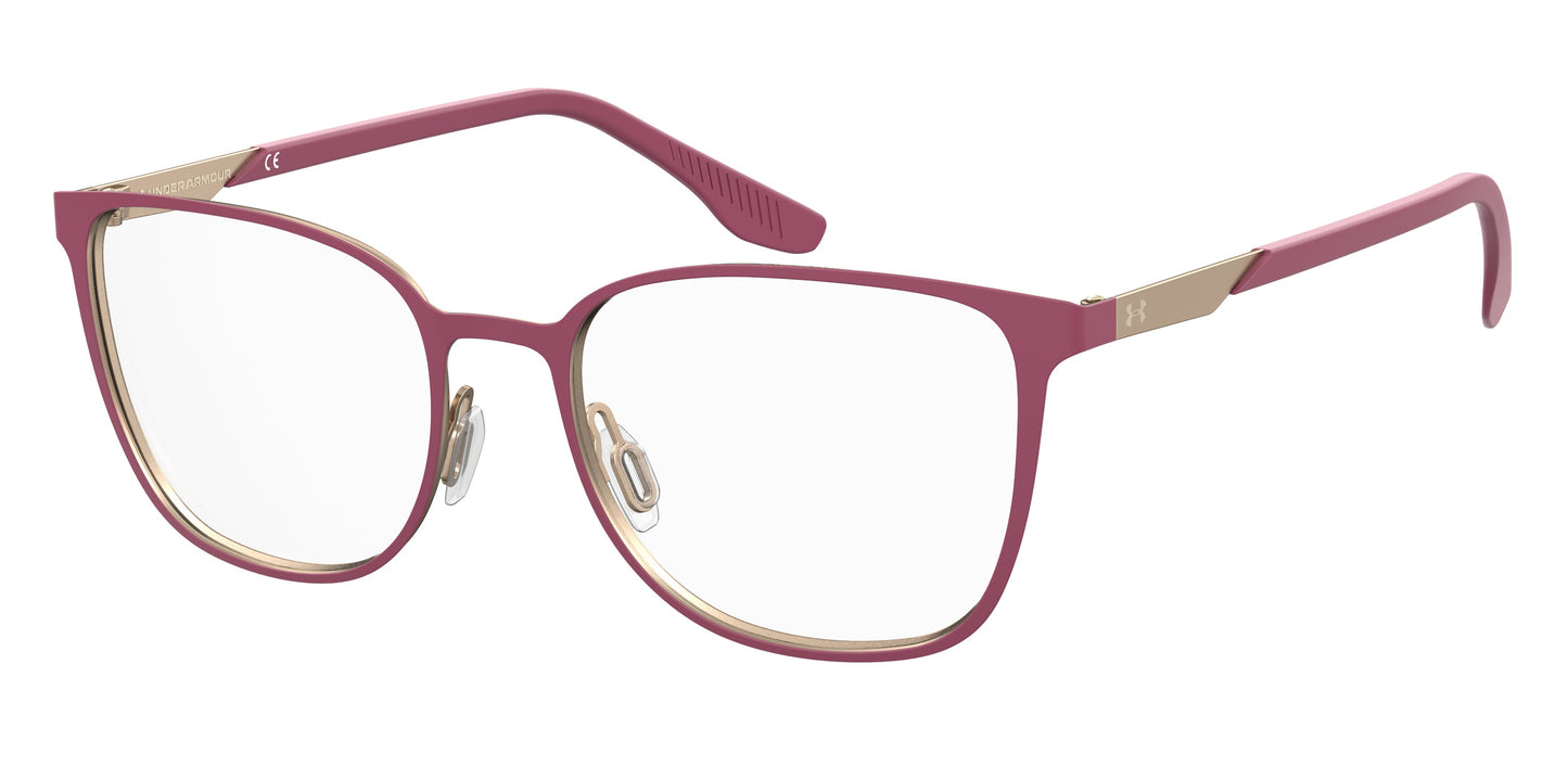 Under Armour Women's Glasses UA5041G7BLF21, Metal Frame, Red, Lens 52mm / Bridge 17mm / Temple 140mm