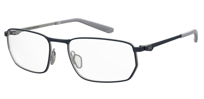 Under Armour Men's Glasses UA5046GPJPF51 with Metal Frame, Blue Color - Lens 55 mm, Bridge 18 mm, Temple 140 mm