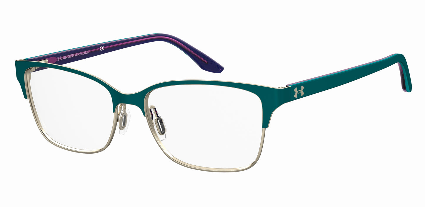 Under Armour Women's Glasses UA5054GZI9F31 with Metal Frame, Green - Size 53/15/140 mm