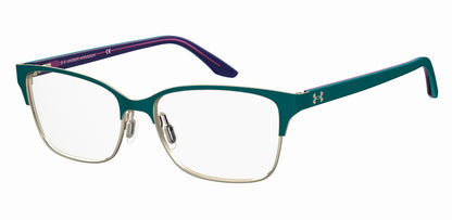 Under Armour Women's Glasses UA5054GZI9F31 with Metal Frame, Green - Size 53/15/140 mm