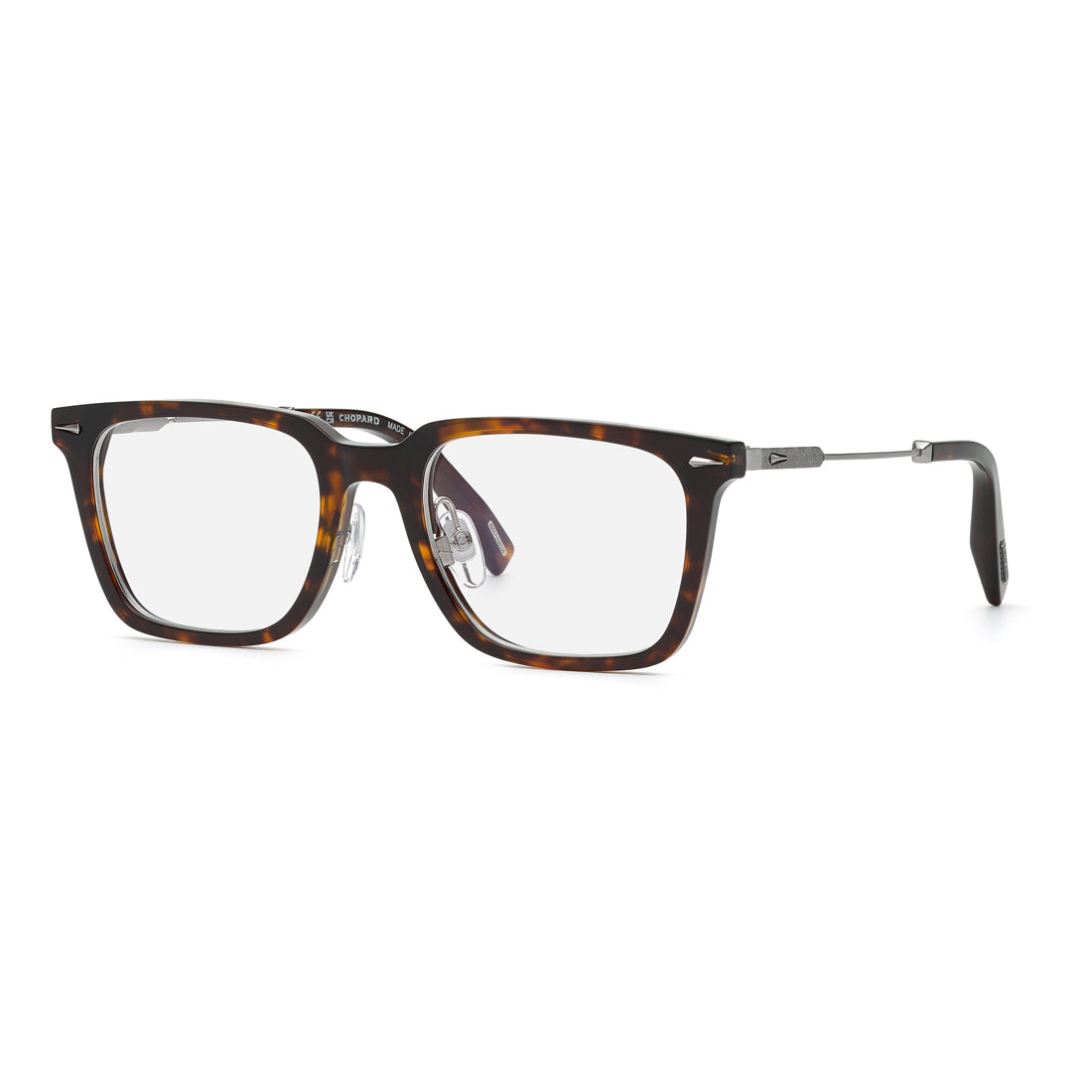 Chopard Men's Eyeglasses VCH346-5203AQ with Acetate Frame, Brown - Lens/Bridge/Temple: 52/21/145 mm