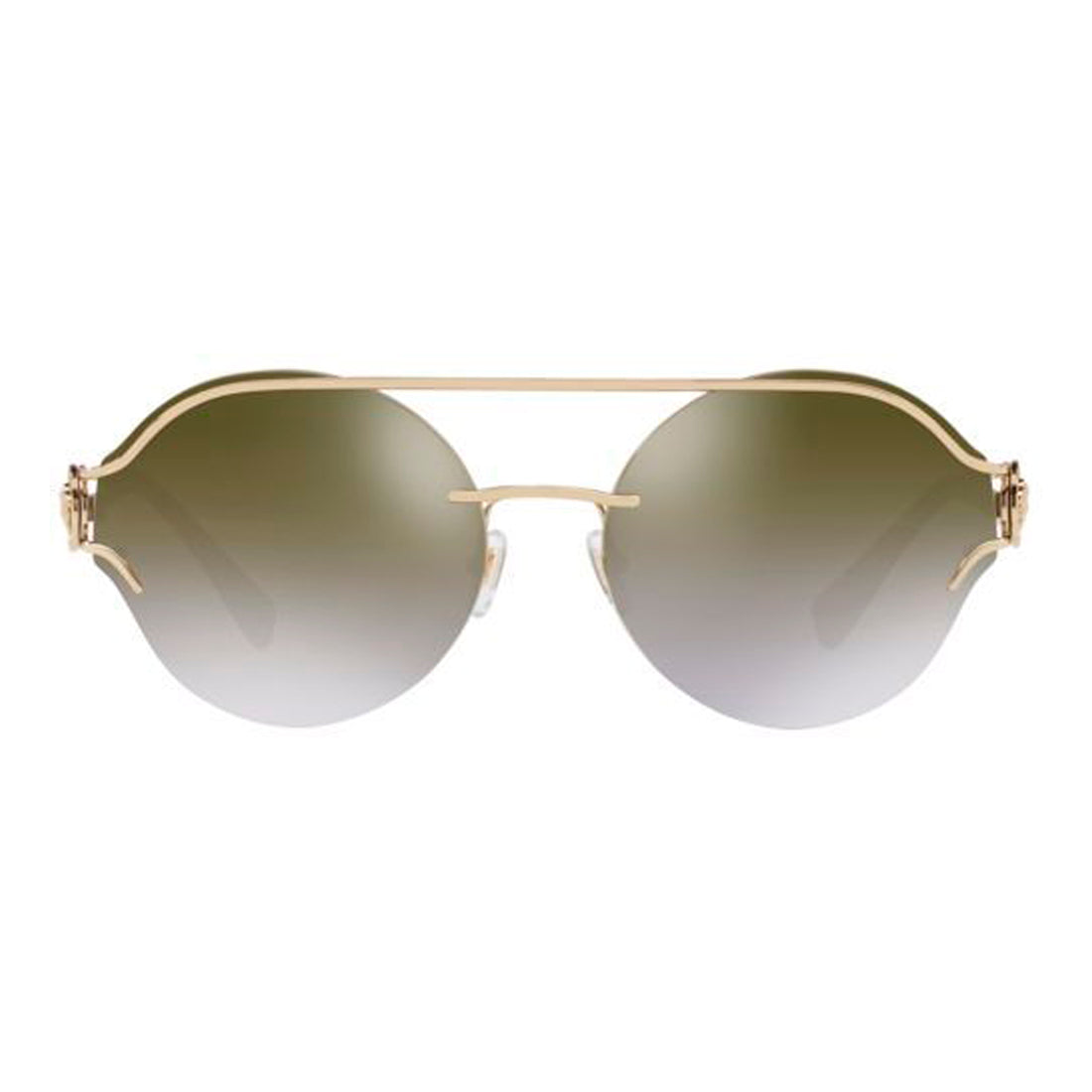 Versace Women's Sunglasses VE2184-12526U, Metal Frame, Gold, Lens/Bridge/Temple Dimensions: 61/17/140 mm