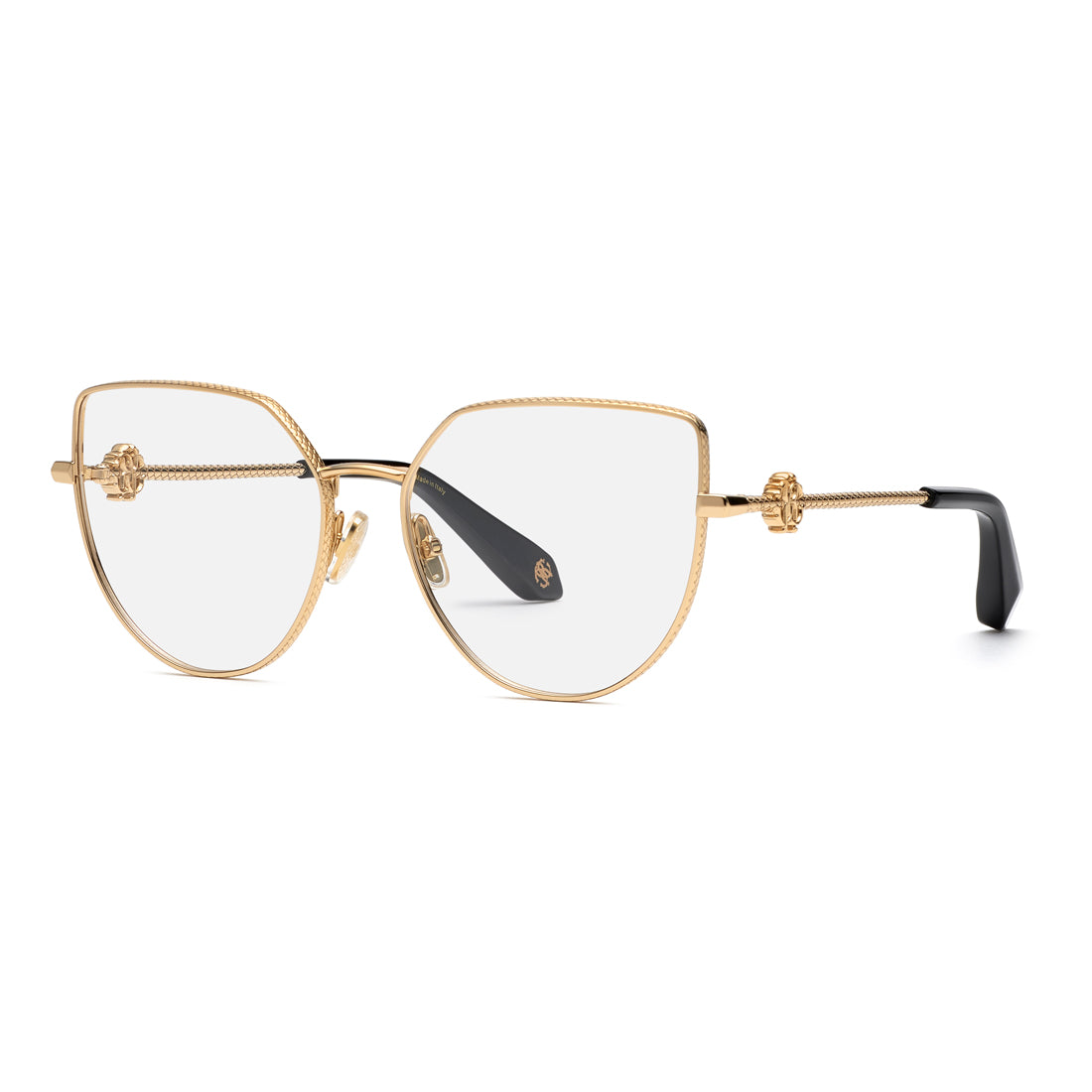 Roberto Cavalli Women's Eyeglasses VRC048-560300, Metal Frame, Pink, Lens/Bridge/Temple: 56/16/145 mm