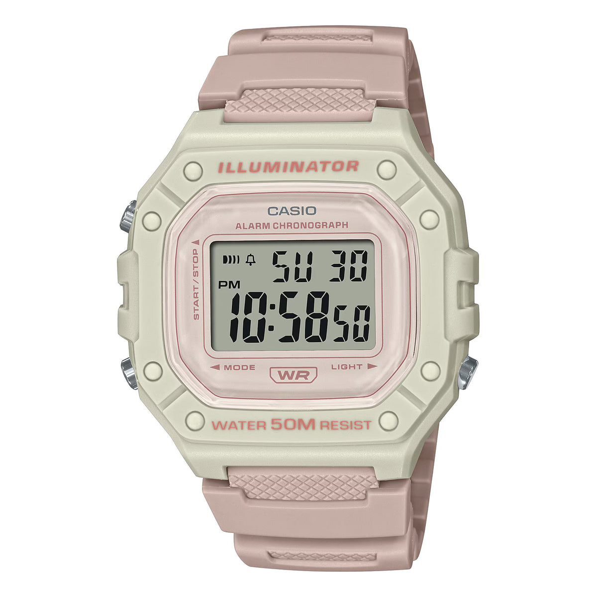 Watch Casio Unisex W-218HC-4A2 (44,4MM) Pink