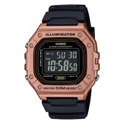 Watch Casio Unisex W-218HM-5BVEF (43,2MM) Black