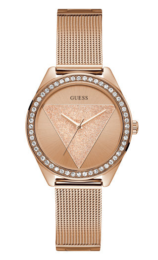 Guess Women's Watch W1142L4, 36.5mm Pink Stainless Steel Case and Bracelet