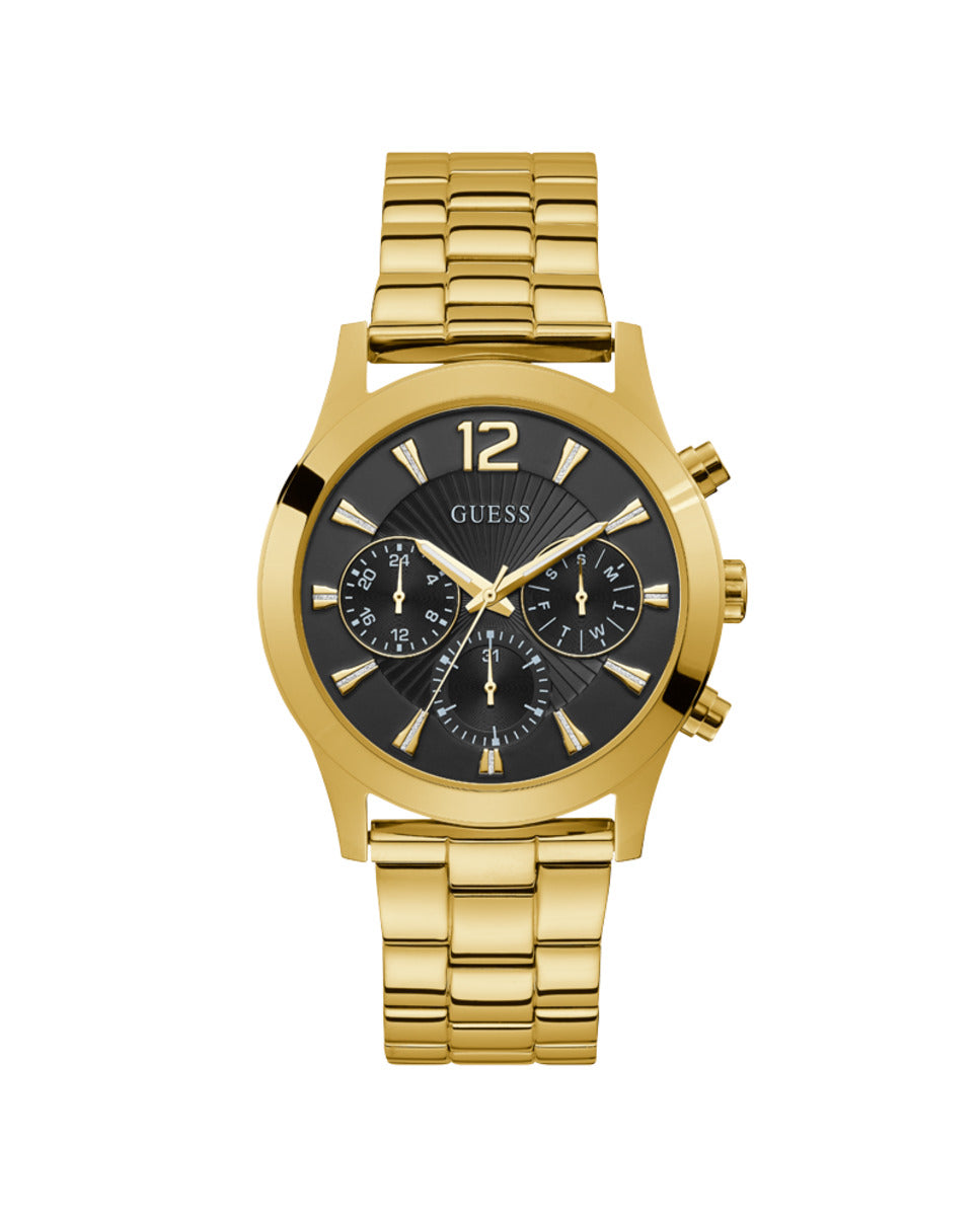 Guess Women's W1295L2 Analog Quartz Watch, 42mm, Gold Tone Stainless Steel