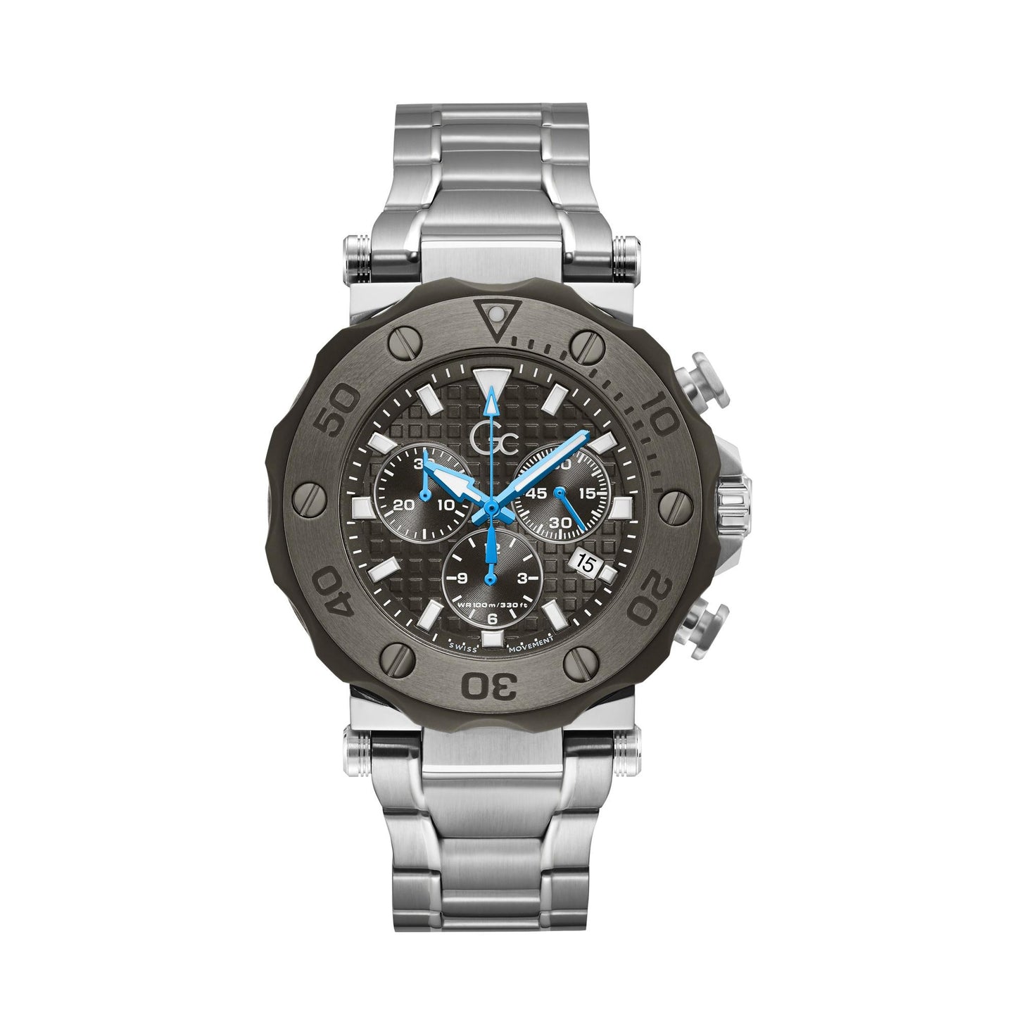 Watch Gc Man Y63002G5MF (44,0MM) Silver
