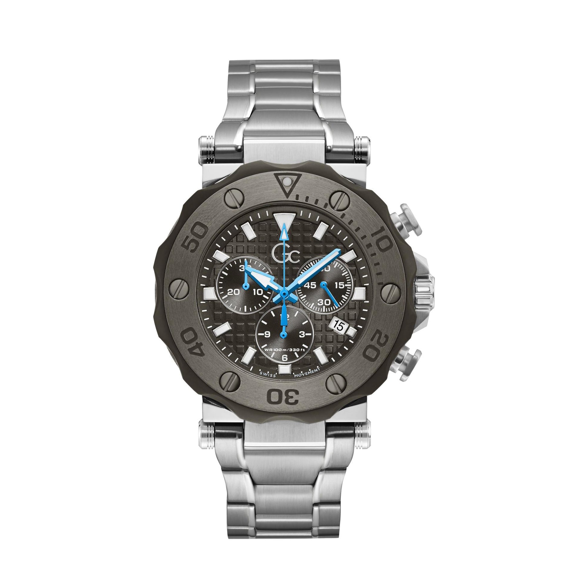 Watch Gc Man Y63002G5MF (44,0MM) Silver