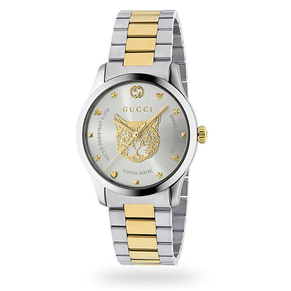 Gucci Men's Watch YA1264074 (38mm) Silver Stainless Steel