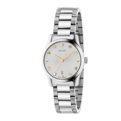 Gucci Women's YA126572A Watch (27mm) Grey Stainless Steel
