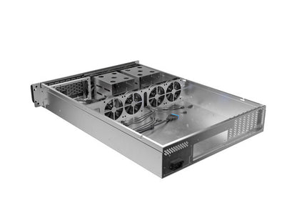 LANBERG 19" Server Gehäuse Rackmount E-ATX 650/12 2U sw
