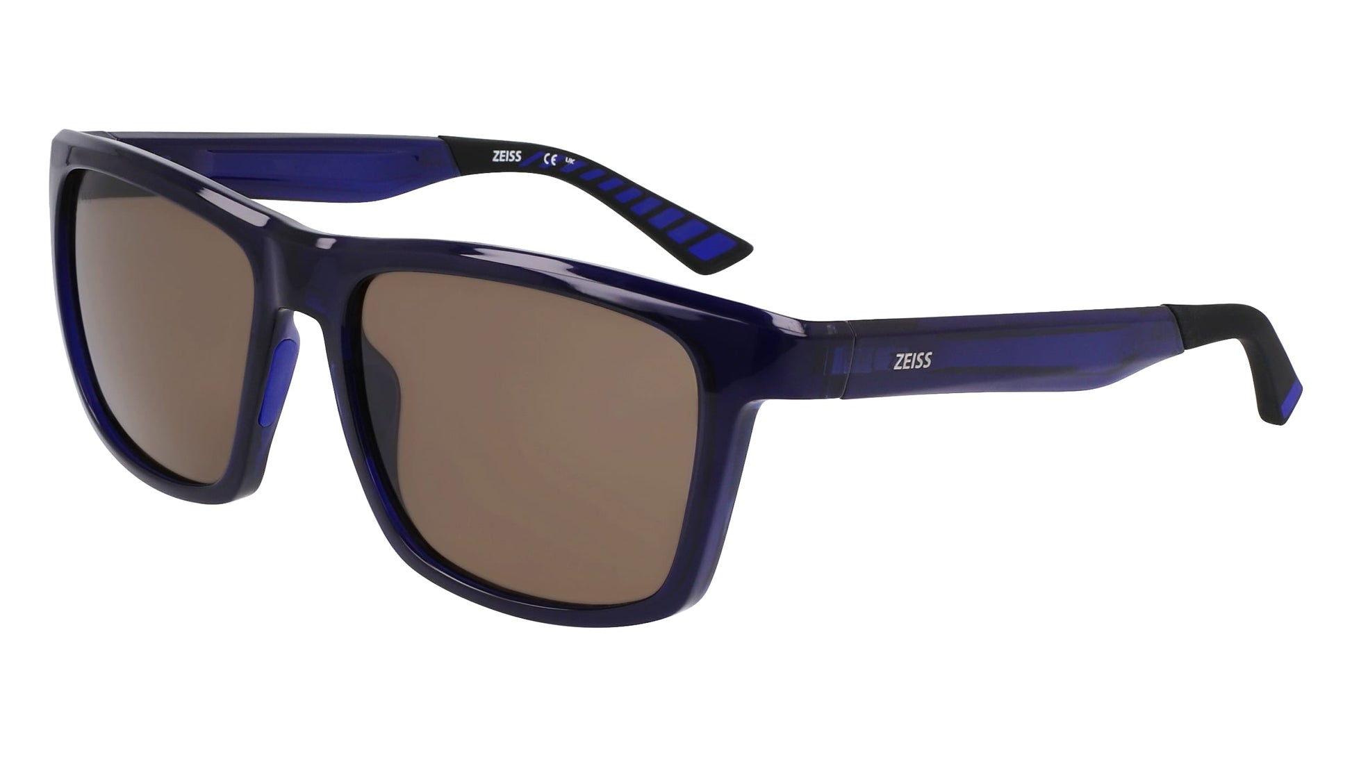 Zeiss Men's Sunglasses ZS2329SLP51 with Blue Injected Frame, Lens Width 57mm, Bridge 17mm, Temple 145mm