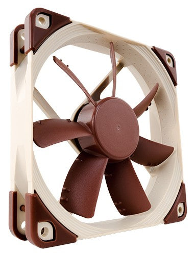 Noctua NF-S12A FLX 12 cm Computer Case Fan, Beige and Brown