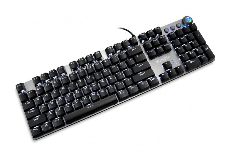 iBox Aurora K-4 keyboard USB QWERTY Black