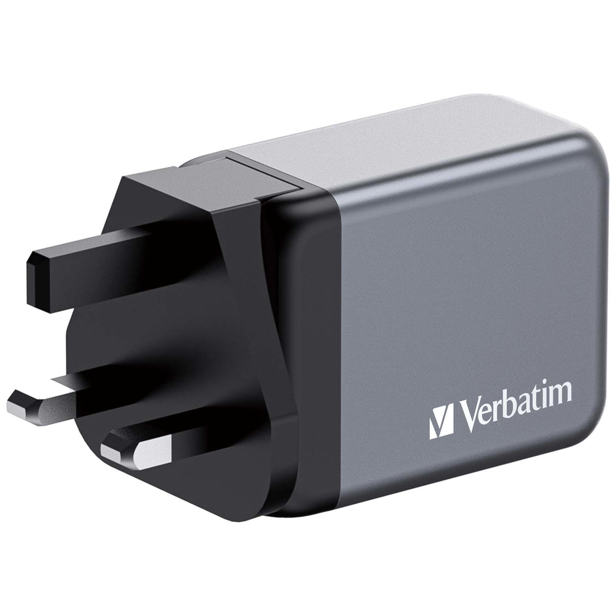 Verbatim GNC-65 GaN Charger 3 Port 65W USB A/C (EU/UK/US)