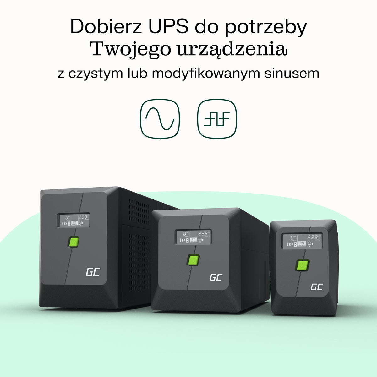 Green Cell UPSLP700 uninterruptible power supply (UPS) Line-Interactive 1 kVA 700 W 4 AC outlet(s)