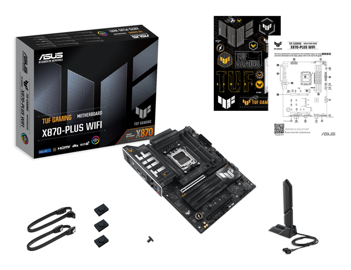 ASUS TUF GAMING X870-PLUS WIFI AMD X870 Socket AM5 ATX