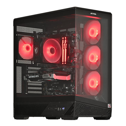 Actina PC AMD Ryzen 5 5600, 16 GB DDR4, 500 GB SSD, NVIDIA GeForce RTX 5060, Windows 11 Home - Midi Tower Black