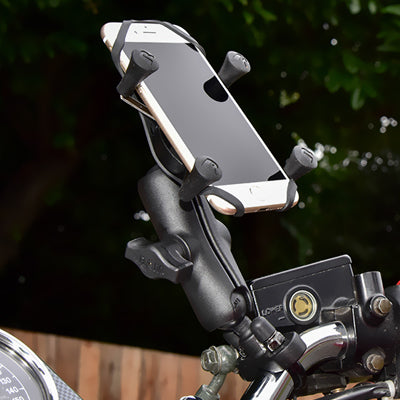 Βάση Στήριξης Τηλεφώνου RAM Mounts X-Grip με Βάση U-Μπουλ τιμονιού