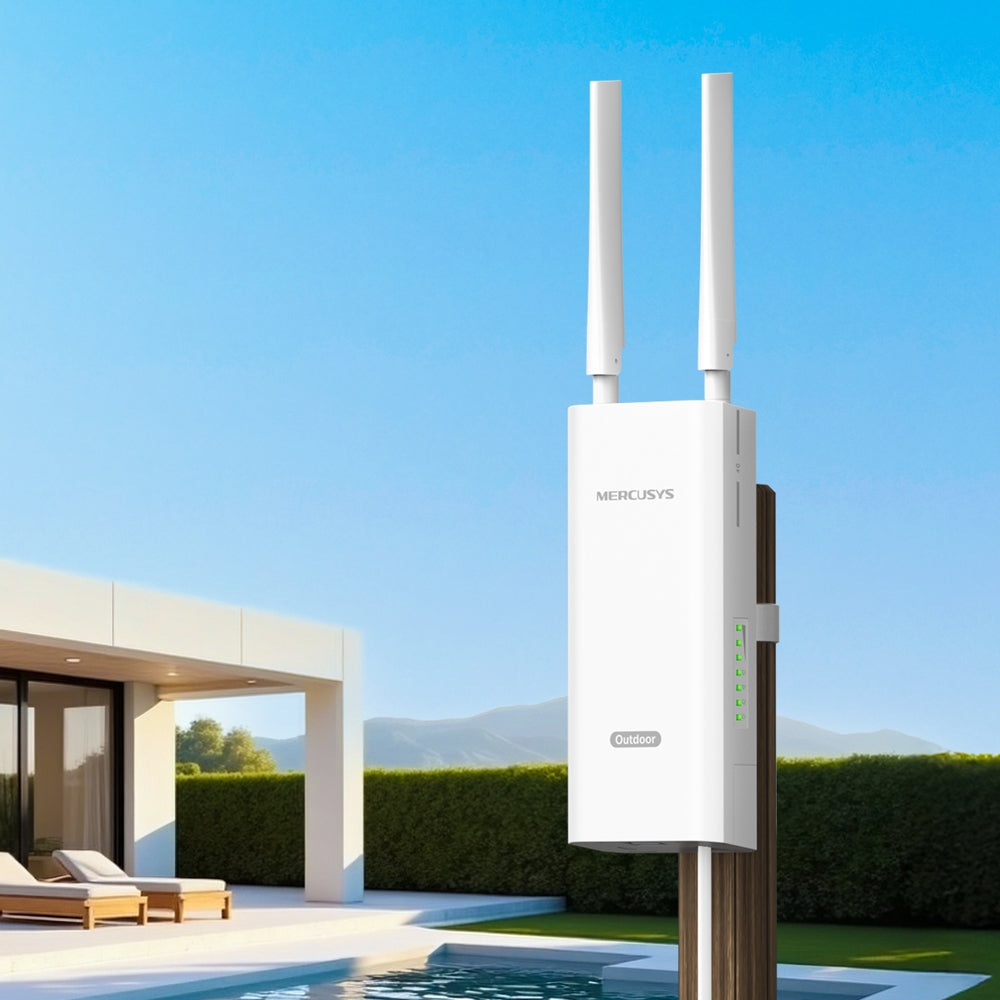 Ασύρματος δρομολογητής Mercusys MB118-4G Fast Ethernet μονής ζώνης (2,4 GHz) σε λευκό χρώμα