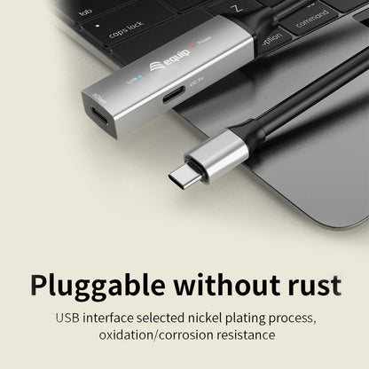 Equip Kabel USB-C3.2->C Gen1 Akt.Erweit.St/Bu  5.00m schwarz