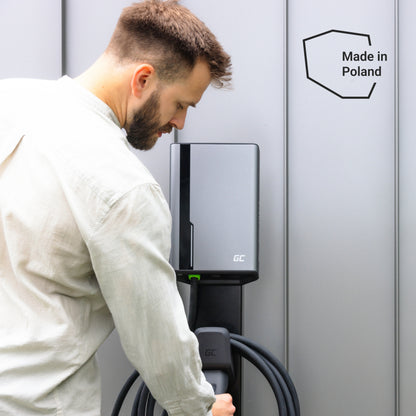 Wallbox Green Cell HabuDen 22kW 32A - 7,5m cable with NFC