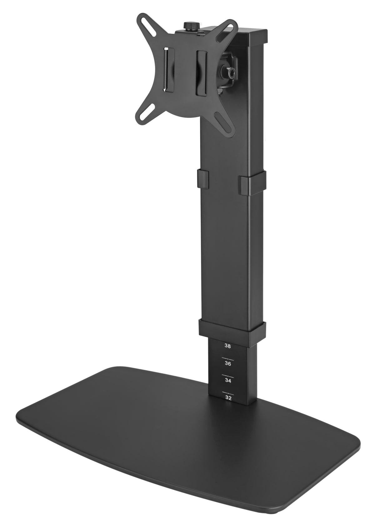 Gembird MS-D1ST-02 Height adjustable full-motion monitor desk stand, 17"-32", black