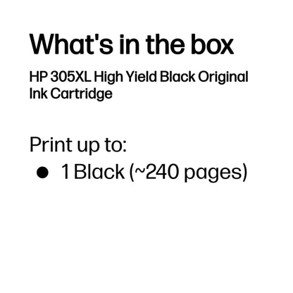 HP 305XL Original Black 1 pc(s)