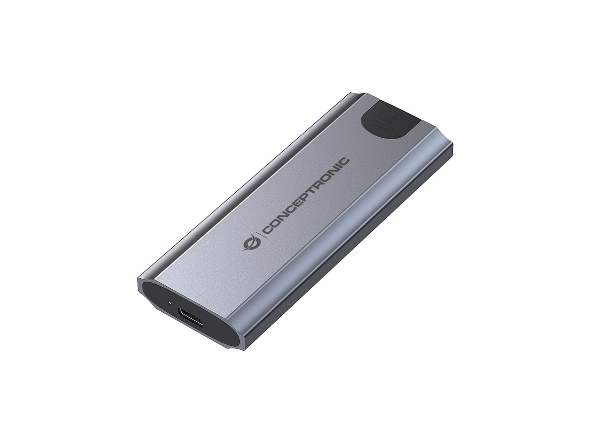 CONCEPTRONIC SSD Gehäuse M-Key M.2->M/B+M-Key/USB-C3.2    gr