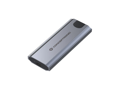 CONCEPTRONIC SSD Gehäuse M-Key M.2->M/B+M-Key/USB-C3.2    gr