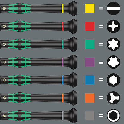 WERA Kraftform Micro 12 Parts Screwdriver Set Precision