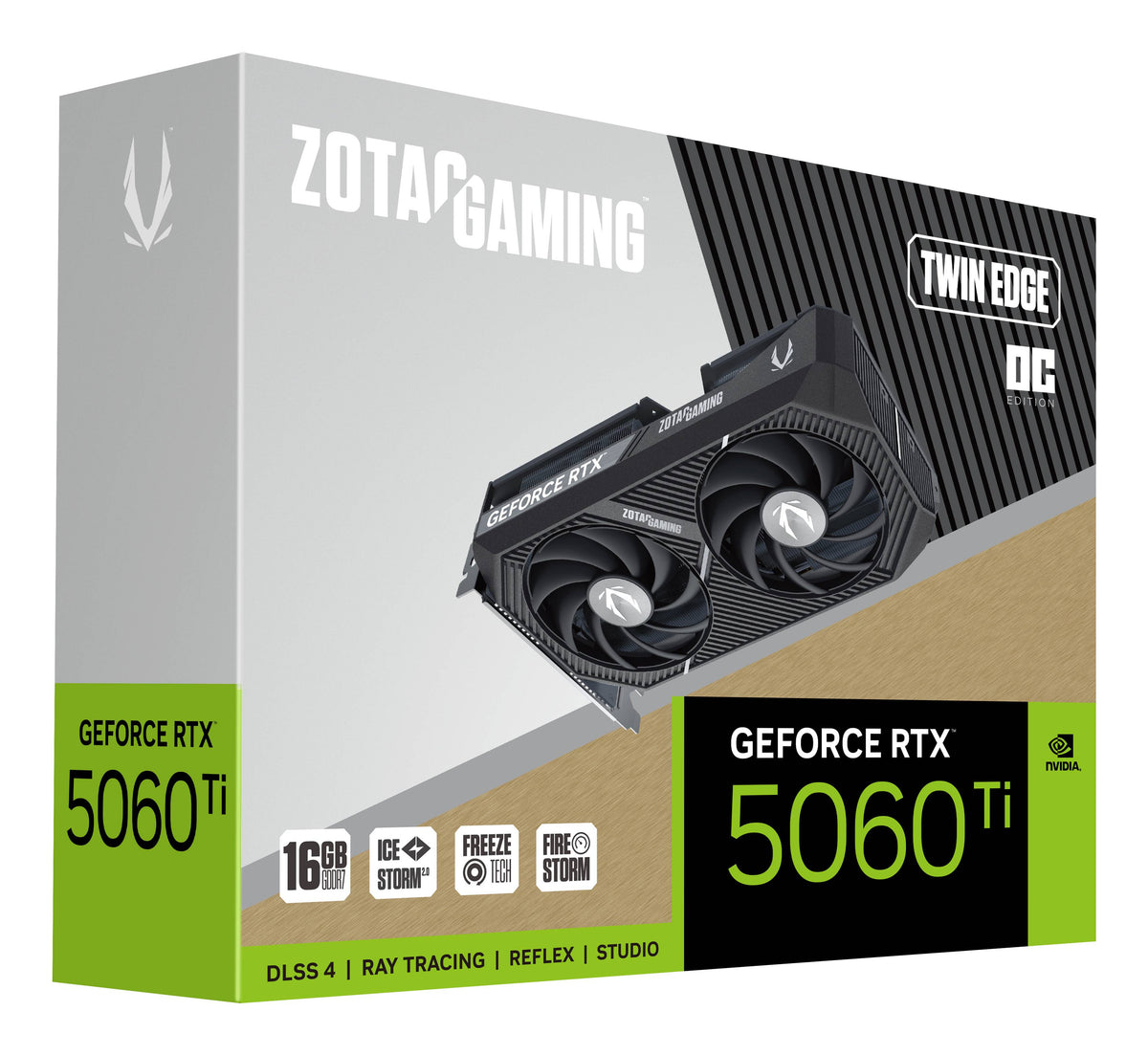 Zotac GAMING GeForce RTX 5060 Ti Twin Edge OC NVIDIA 16 GB GDDR7