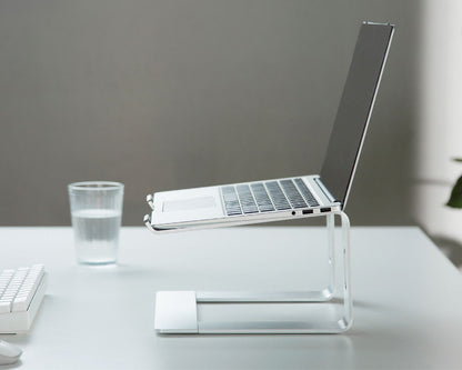 Gembird NBS-D1-01 Laptop Stand Aluminium, Silver 39.6 cm (15.6")